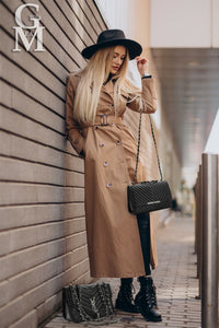 Borsa ORO borsetta elegante donna tracolla catena trapuntata rigida comoda moda
