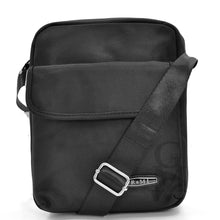 Carica l&#39;immagine nel visualizzatore di Gallery, Borsello or&amp;mi nero uomo borsa grande capiente zip tracolla nylon tasche zip