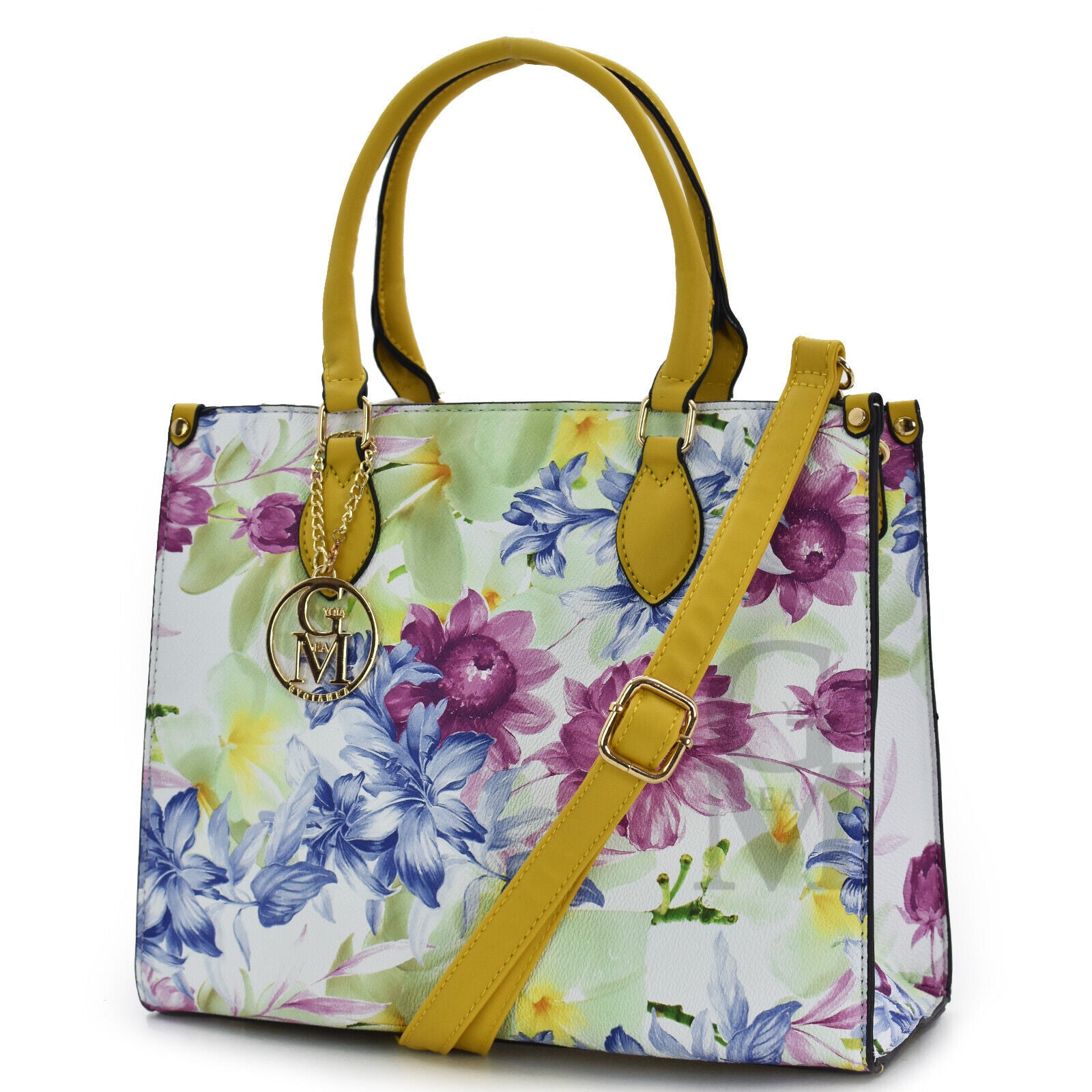 Gyoiamea borsa shopping moda estiva casual floreale fantasia fiori colorata