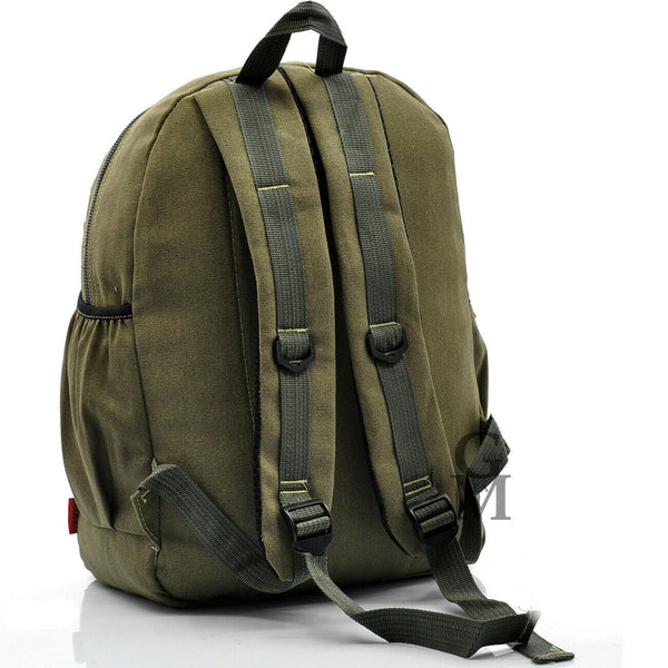 Zaino canvas tessuto tela campeggio viaggio sport trekking escursione militare