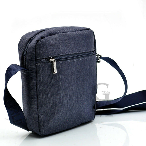 Borsello coveri uomo borsa nylon nuovo tracolla spalla casual passeggio nero blu