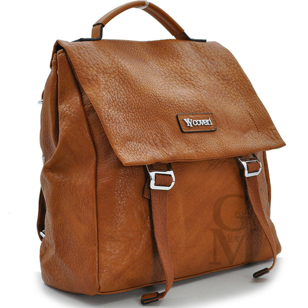 COVERI Borsa zaino cinghia 2in1 trasformabile donna vintage tracolla capiente