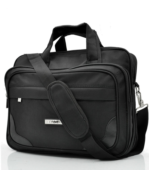 Borsa uomo ufficio tessuto nylon lavoro tracolla tablet pc 24h portadocumenti