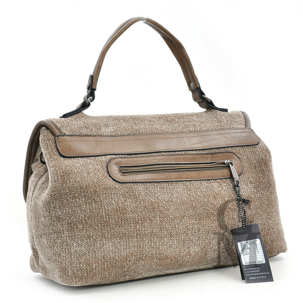 Borsa donna originale GYOIAMEA lana velluto pelle vintage particolare novità