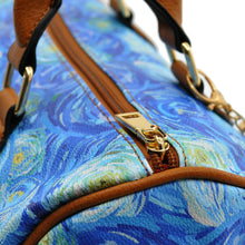 Carica l&#39;immagine nel visualizzatore di Gallery, GM borsa fantasia dipinto Vincent Van Gogh Notte stellata donna bauletto klimt