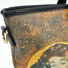 Carica l&#39;immagine nel visualizzatore di Gallery, Borsa shopping dipinto stampa opera d&#39;arte il bacio di Klimt regalo colorata