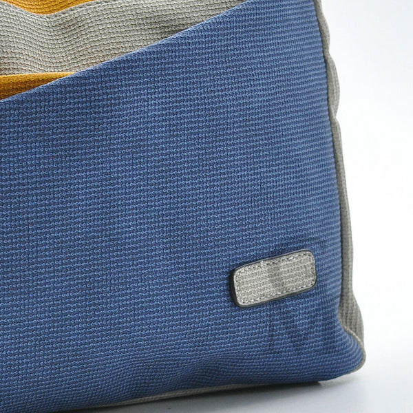 Borsa a tracolla capiente ecopelle passeggio spalla multicolore bicolore viaggio
