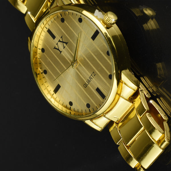 GYOIAMEA Orologio oro nuovo uomo polso acciaio VINTAGE Classico luxury regalo