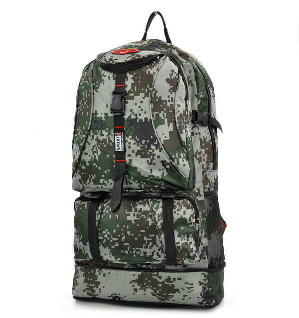 Zaino grande trekking softair militare mimetico campeggio escursionismo viaggio