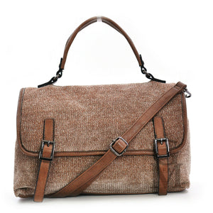 Borsa donna originale GYOIAMEA lana velluto pelle vintage particolare novità