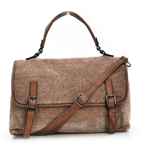 Borsa donna originale GYOIAMEA lana velluto pelle vintage particolare novità