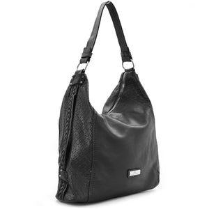 Borsa donna YYcoveri pelle intrecciata grande morbida sacco spalla capiente hobo