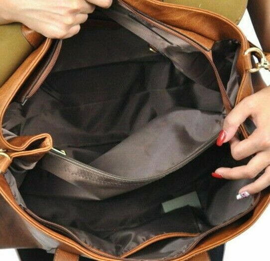 borsa vintage grande tracolla SPALLA donna pelle ORIGINALE fantasia fiori