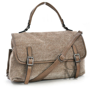 Borsa donna originale GYOIAMEA lana velluto pelle vintage particolare novità