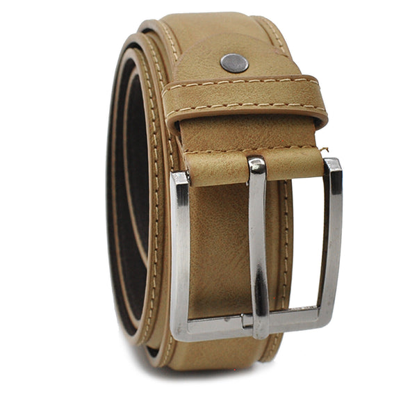 Cintura 3,5cm nuova vera pelle beige vintage Cinta uomo Casual moda semplice