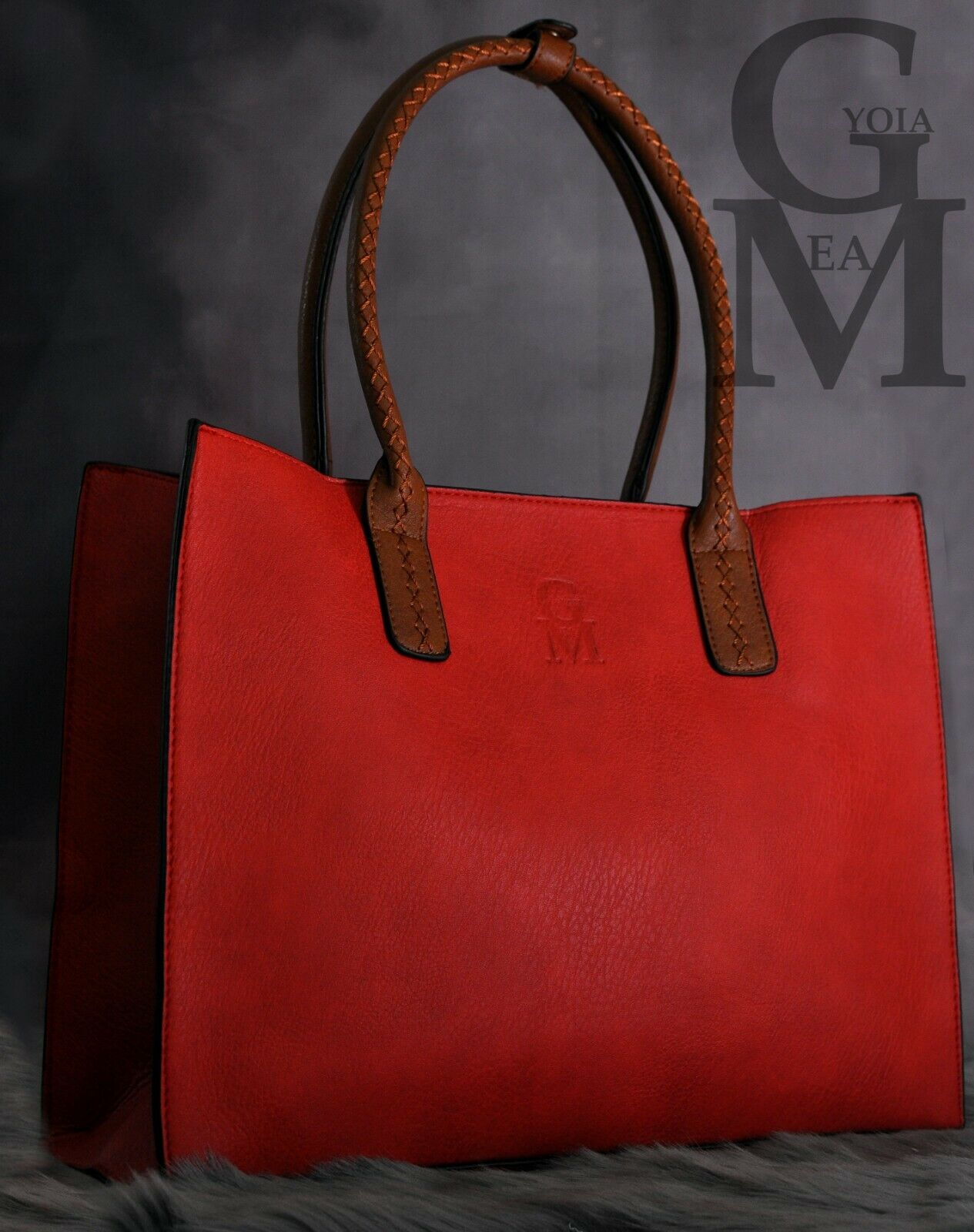 GM MILANO borsa signorile donna zip shopping grande spalla tracolla shopper