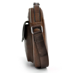 Borsello uomo moda tracolla borsa pelle lavoro vintage casual retro marrone nero