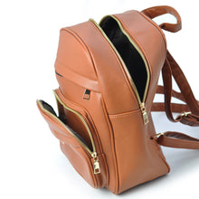 Carica l&#39;immagine nel visualizzatore di Gallery, Gyoiamea borsa zaino 2in1 pelle casual tasche donna cuoio casual passeggio nuovo