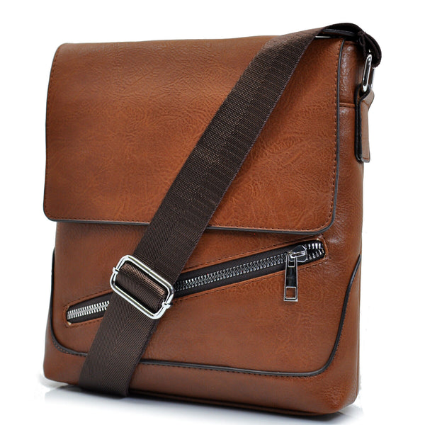 Borsello tracolla borsa uomo Buluo Casual Men Pu leather Bag