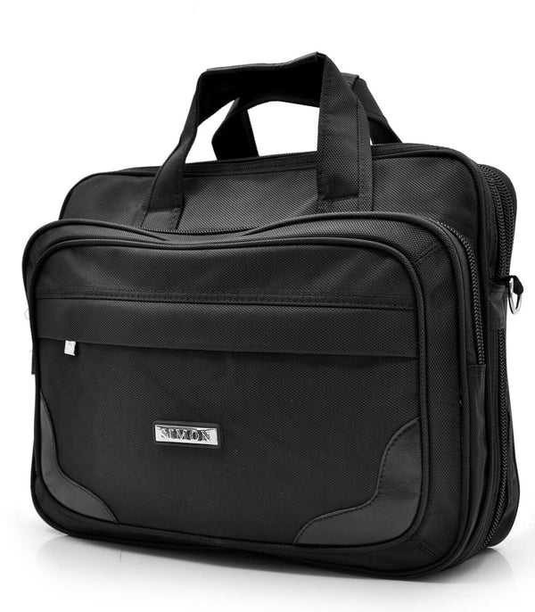 Borsa uomo ufficio tessuto nylon lavoro tracolla tablet pc 24h portadocumenti