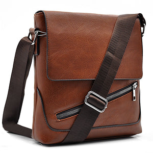 Borsello tracolla borsa uomo Buluo Casual Men Pu leather Bag