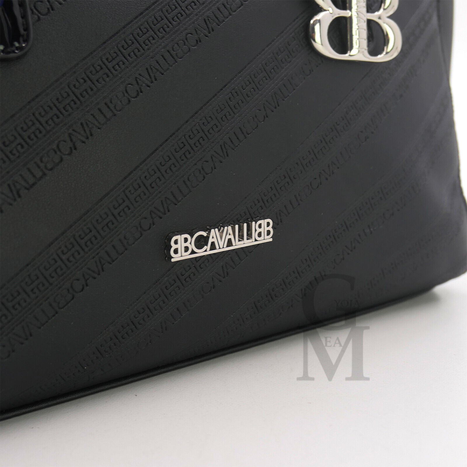 Borsa bauletto B. CAVALLI firmata morbida spalla donna strass pelle particolare