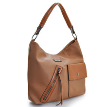 Carica l&#39;immagine nel visualizzatore di Gallery, CHARRO borsa firmata originale donna sacco hobo pelle grande cerniera zip tasche