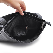 Carica l&#39;immagine nel visualizzatore di Gallery, 2in1 Borsa a zaino zainetto nero coveri pelle donna collezione nuovo particolare