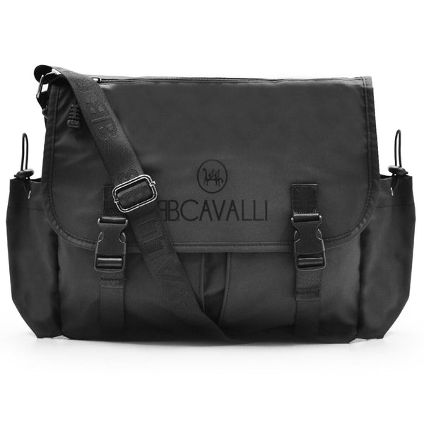 Borsa CAVALLI Uomo Donna Vintage nylon Tracolla Messanger impermeabile grande