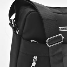Carica l&#39;immagine nel visualizzatore di Gallery, JUNPIN borsello uomo borsa tracolla sport nylon nero tessuto casual grande nuovo