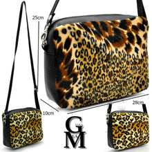 Carica l&#39;immagine nel visualizzatore di Gallery, Borsa borsetta piccola tracolla pelo pelliccia moda casual fantasia leopardata