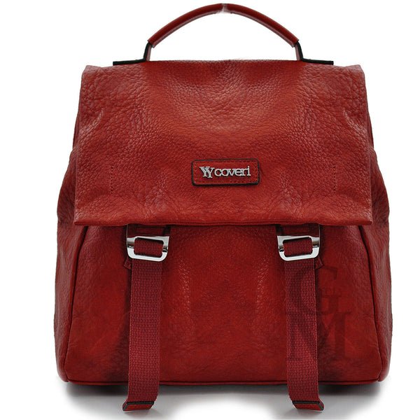 COVERI Borsa zaino cinghia 2in1 trasformabile donna vintage tracolla capiente