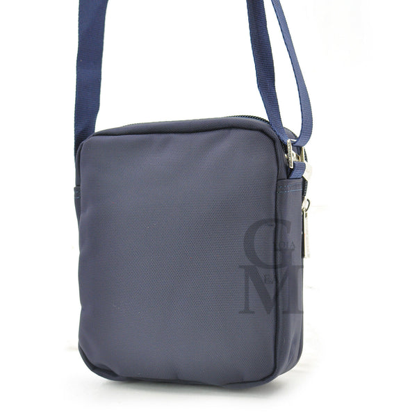 Borsa piccola uomo passeggio giornaliera sport tasche comoda elegante casual blu