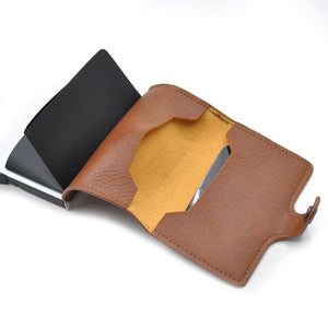 TITOLARE CARTA DI Credito Business ID Impermeabile In Acciaio Inox, Portafoglio 4587 EUR 7,99