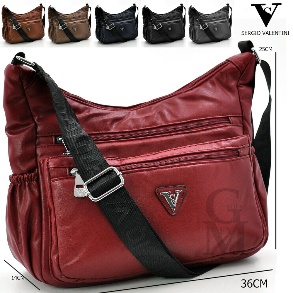 Sergio V. milano Borsa tasche tracolla pelle morbida spalla piccola cerniere it