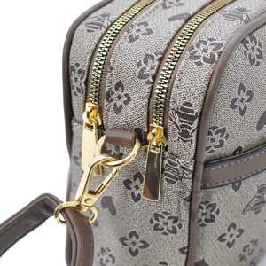 borsa passeggio piccola nuova originaleGM zip donna FANTASIA picche ape tracolla