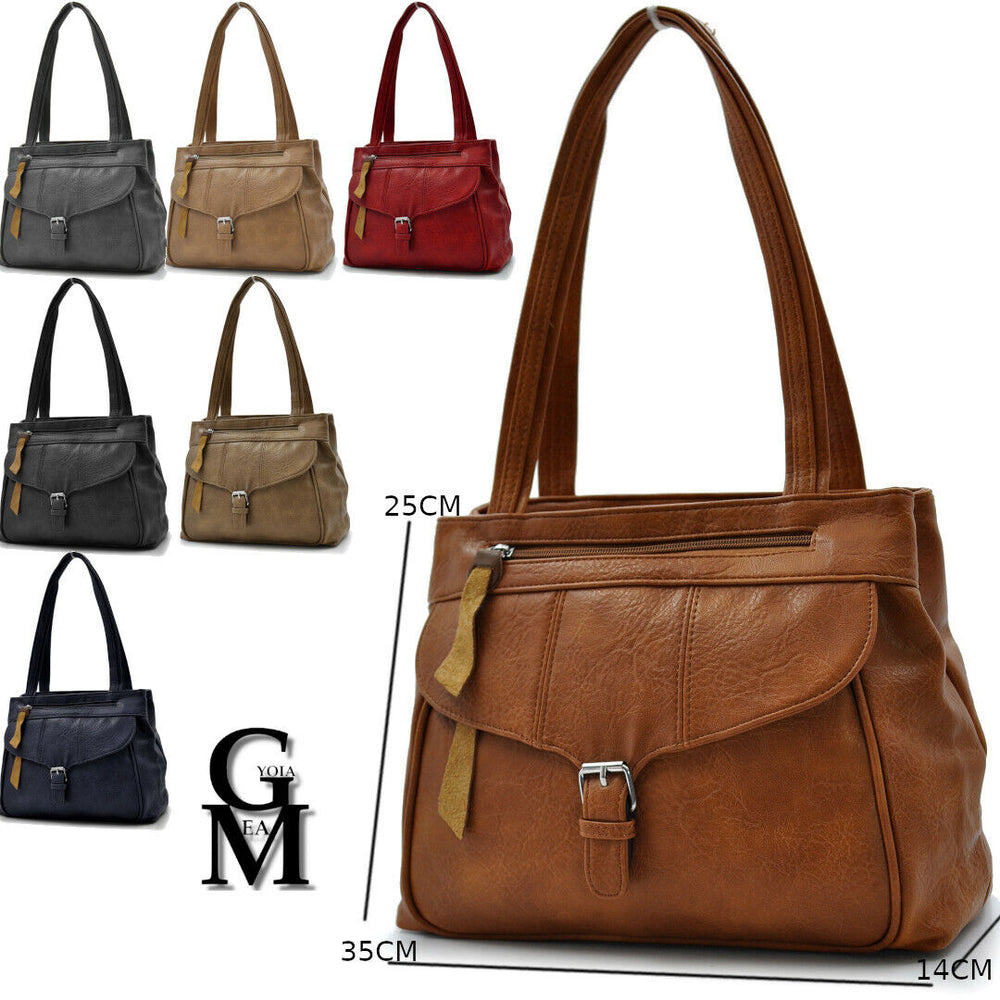 Gyoiamea borsa shopping vintage capiente casual passeggio zip casual capiente