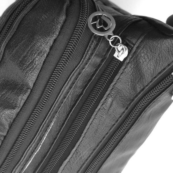 Borsa borsetta pelle trapuntata casual tasche tracolla passeggio nera comoda