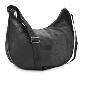 Borsa firmata A.Basile tracolla mezzaluna donna zip tracolla fantasia grande