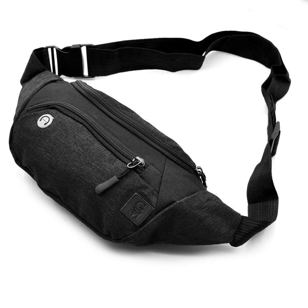 Marsupio originale GM uomo multi tasche lavoro corsa viaggio sport trekking zip