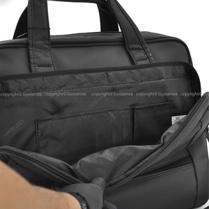 Borsa Uomo COVERI Tracolla tessuto Ventiquattrore Portadocumenti 24h nylon Nera