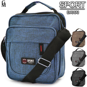 Borsello 5 zip originale SPORT tasche nuovo uomo nuovo tracolla nylon tessuto