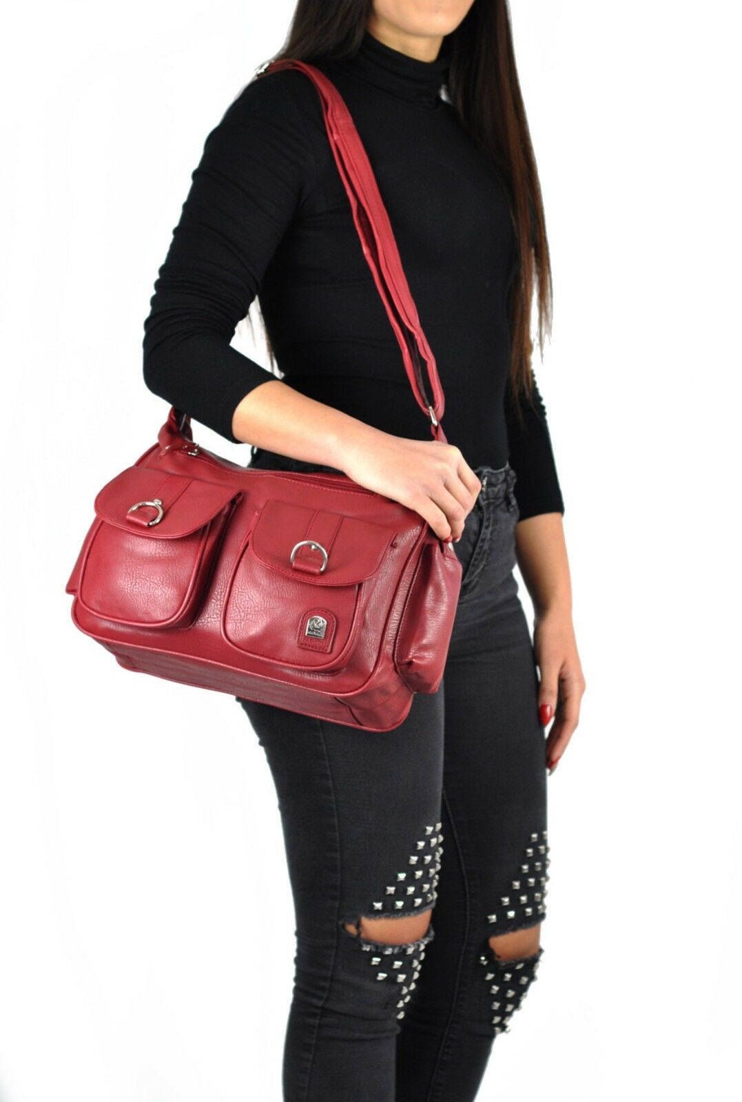 AVOOVU Borsa Multitasche Da Donna – Apertura Frontale In Pelle PU - Foto 10