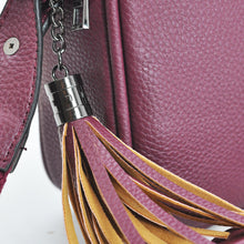 Carica l&#39;immagine nel visualizzatore di Gallery, Borsa borsetta multitasche 3 zip capiente MILANO donna tracolla cinghia ragazza