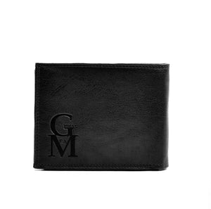 Gyoiamea pack set 3 pezzi borsello + portafoglio + cintura nero made in italy