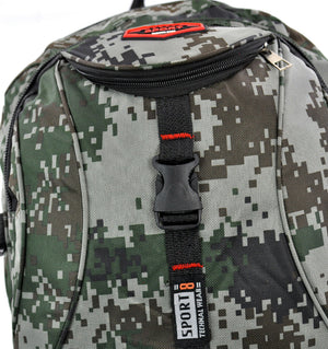 Zaino grande trekking softair militare mimetico campeggio escursionismo viaggio
