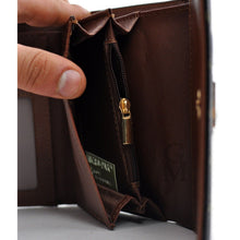 Carica l&#39;immagine nel visualizzatore di Gallery, Briciole firenze portafoglio originale trifold tasche carte credito portamonete