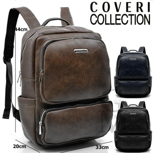 Coveri Zaino uomo tasche pelle grande lavoro porta pc ipad multitasche comodo