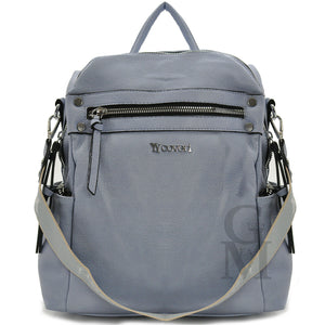 COVERI Borsa zaino cinghia 2in1 trasformabile donna colorata tracolla capiente