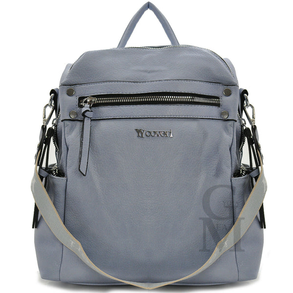 COVERI Borsa zaino cinghia 2in1 trasformabile donna colorata tracolla capiente